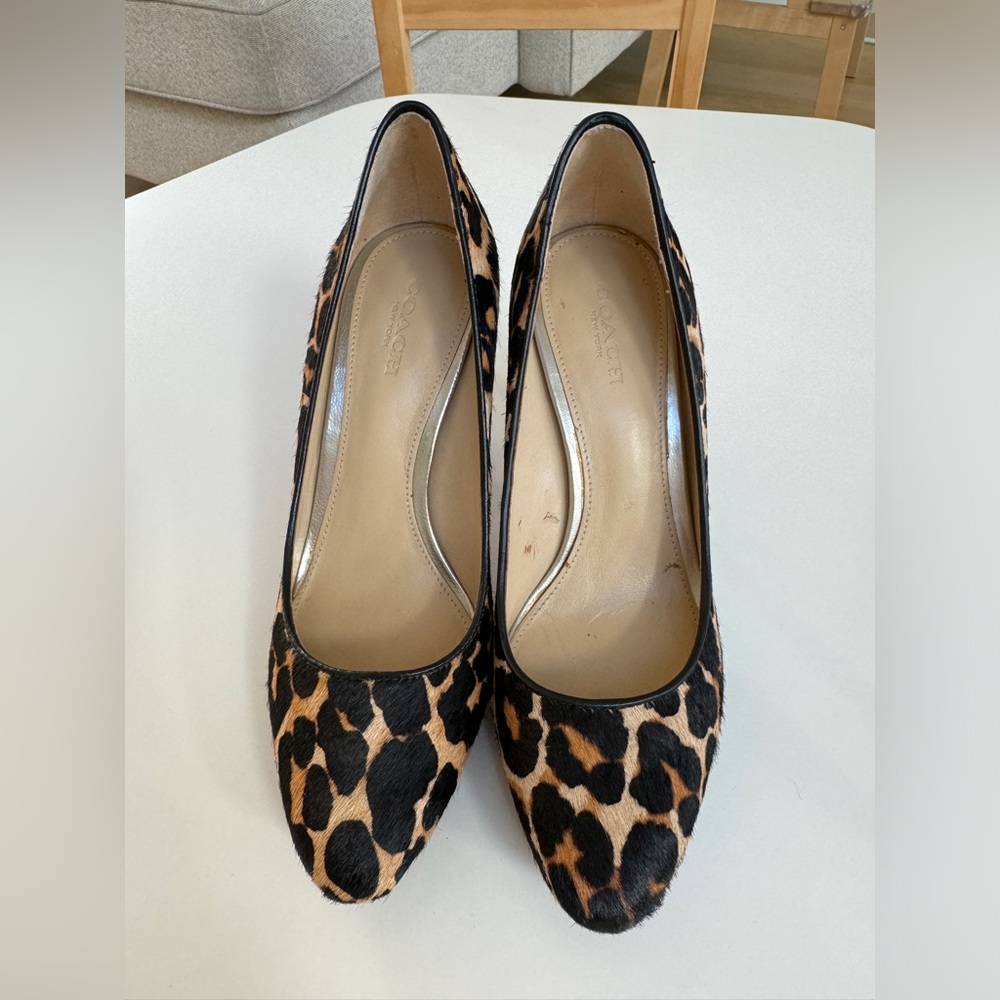 Coach high heels size 5.5